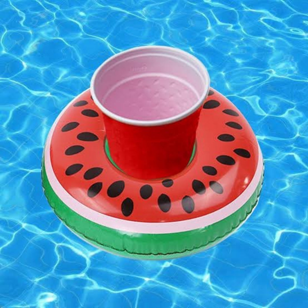 Inflatable Watermelon Cup Holder