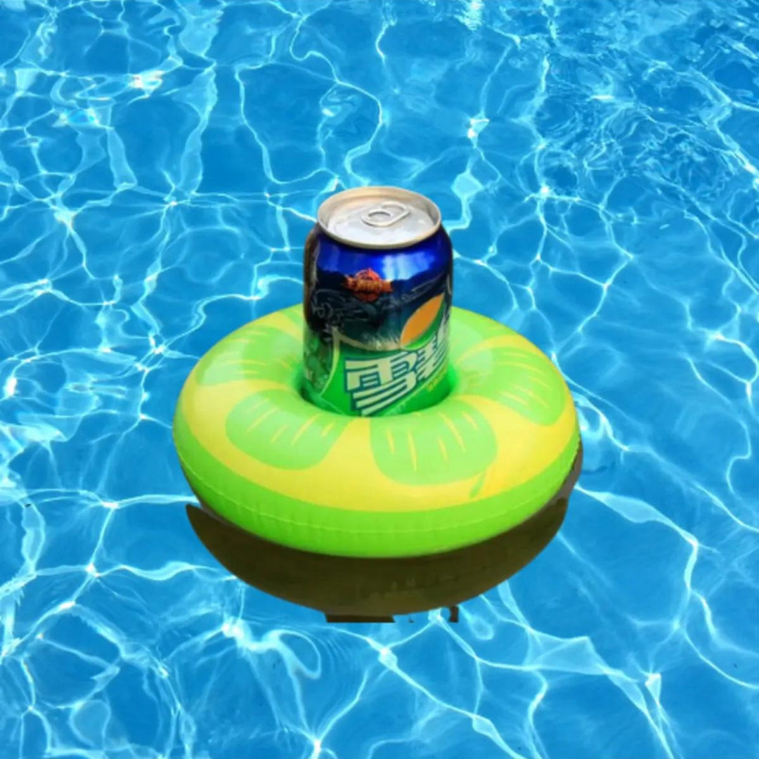 Inflatable Green Lemon Cup Holder