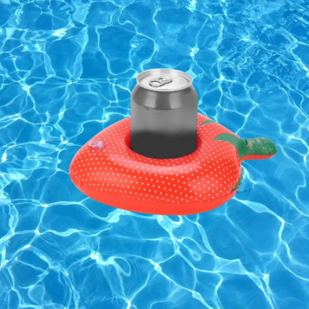 Inflatable Strawberry Cup Holder