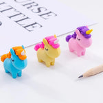 Galeri görüntüleyiciye yükle, Unicorn Şekilli Renkli Silgi Seti