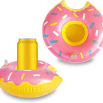 Load image into Gallery viewer, Inflatable Pink Donut Cup Holder