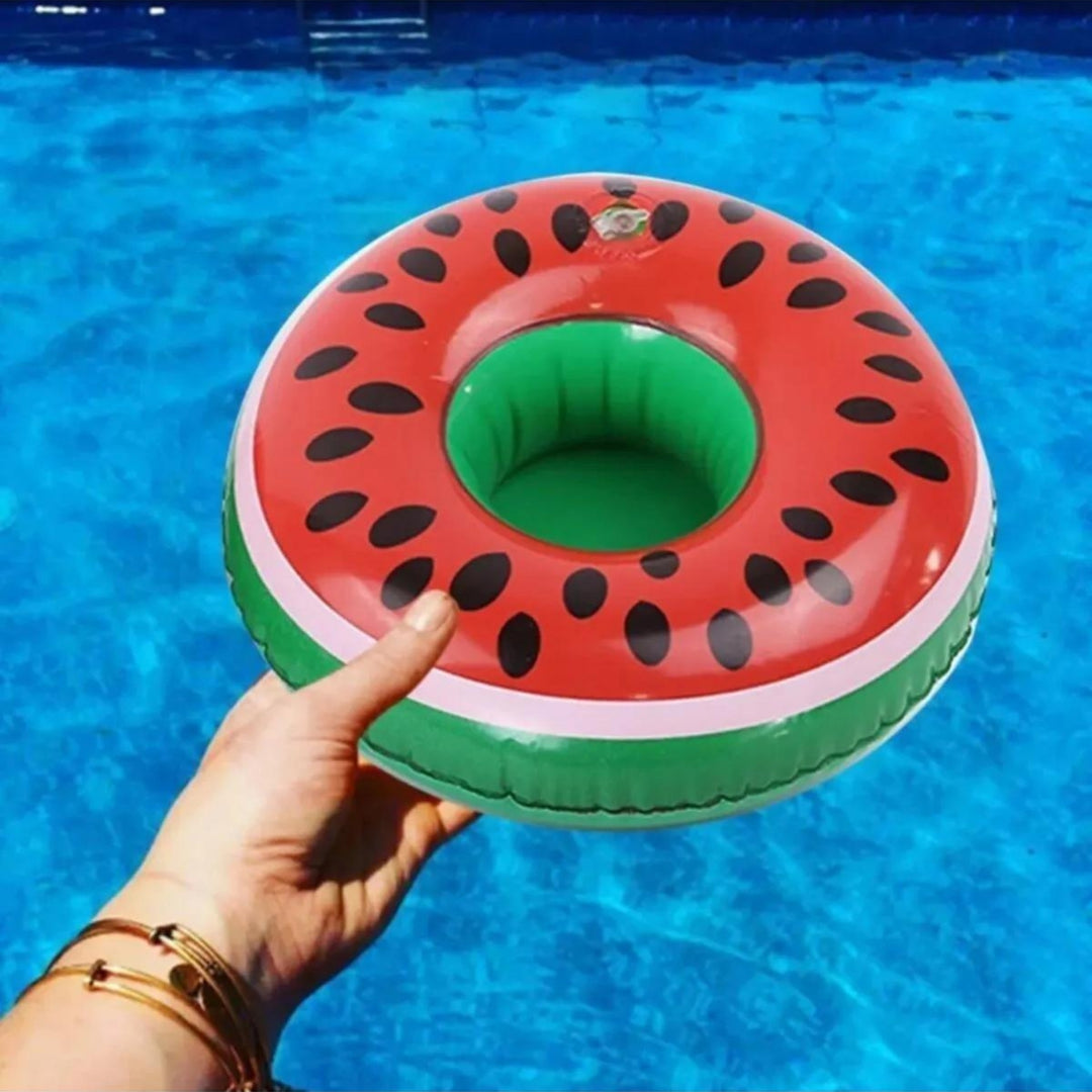 Inflatable Watermelon Cup Holder