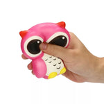 Galeri görüntüleyiciye yükle, Sevimli Pembe Baykuş Squishy