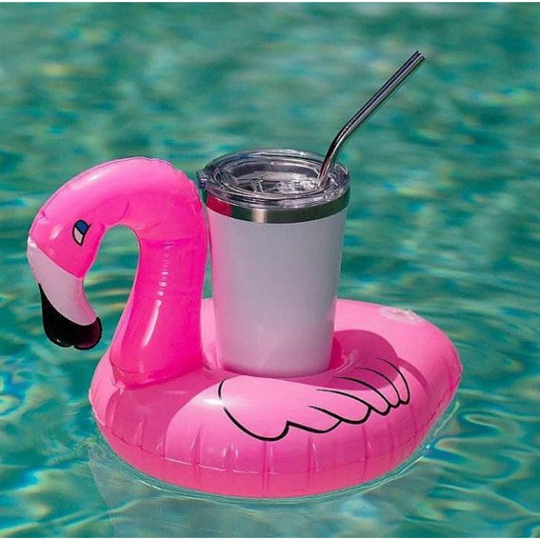 Inflatable Flamingo Cup Holder