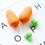 Galeri görüntüleyiciye yükle, Havuç Şekilli Silgi Seti