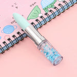 Load image into Gallery viewer, Pink Gel Pen in Shiny Lipstick Shape