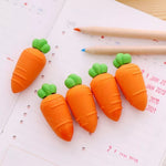 Galeri görüntüleyiciye yükle, Havuç Şekilli Silgi Seti