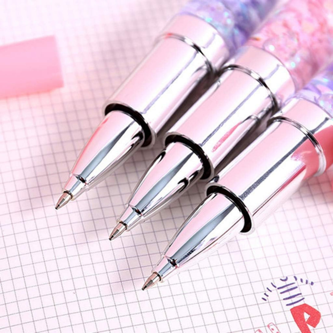 Pink Gel Pen in Shiny Lipstick Shape