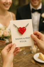 Galeri görüntüleyiciye yükle, 10 Adet Kişiye Özel İsimli İkili Lego Kalp Anahtarlık – Düğün, Nişan Hediyelik Seti