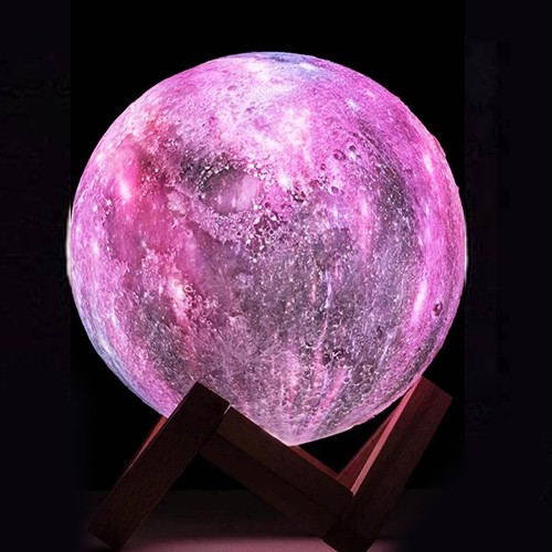 Galaxy Moon 12 cm Gece Lambası Renk Değiştiren