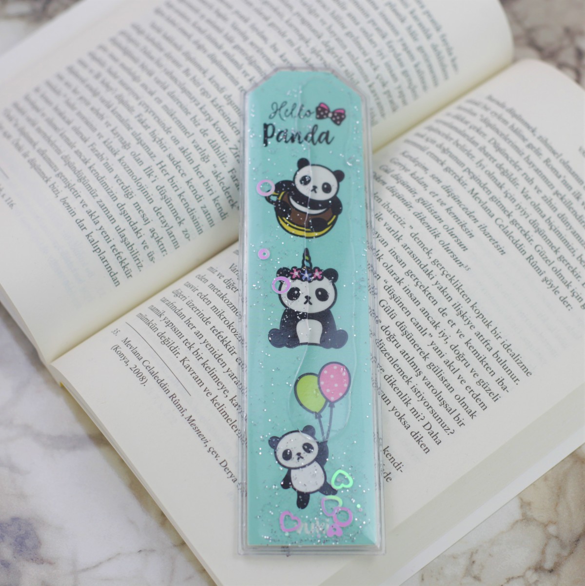 Kitap Ayracı Hello Panda